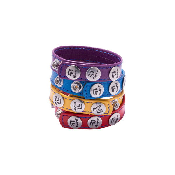 LeLuv Eyro Leather Cock Strap with Stainless Snaps