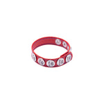 Eyro 5 Snap Red Leather Cock Ring Adjustable Strap BDSM