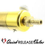 LeLuv® Ultima Penis Pump - Rubber Grip, Silicone Hose with Round Flange Cylinder - Choose Length & Diameter
