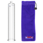 Replacement Penis Pump Cylinder with Round Flange | 9" or 12" Length, 1.35"-5.0" Diameter