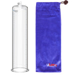 Replacement Penis Pump Cylinder with Round Flange | 9" or 12" Length, 1.35"-5.0" Diameter