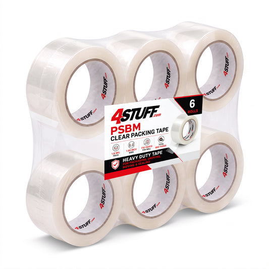 LeLuv® 4Stuff™ Packing Tape - 1.6 Mil, 2" x 110 yds Clear
