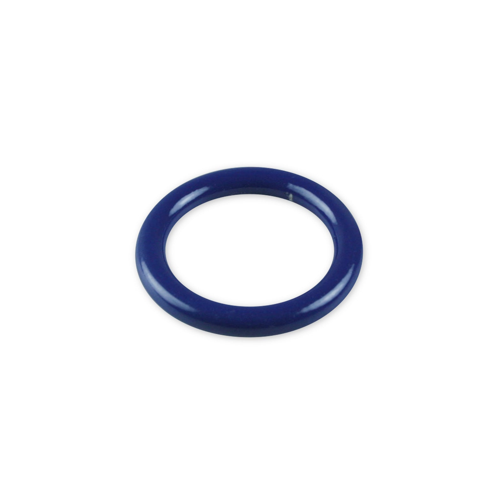 5mm Round Gauge x 26mm I.D. stainless steel Glans Rings - Powder Coated Blue