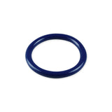 5mm Round Gauge x 36mm I.D. stainless steel Cock Rings - Powder Coated Blue