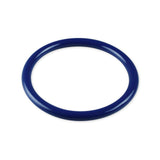 5mm Round Gauge x 48mm I.D. stainless steel Cock Rings - Powder Coated Blue