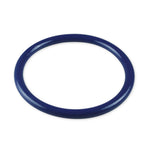 5mm Round Gauge x 52mm I.D. stainless steel Cock Rings - Powder Coated Blue