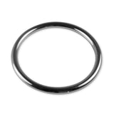5mm Round Gauge x 52mm I.D. stainless steel Cock Rings - Polished