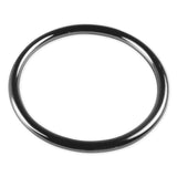 5mm Round Gauge x 64mm I.D. stainless steel Cock Rings - Polished