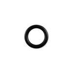 6mm Round Gauge x 22mm I.D. stainless steel Glans Rings - Powder Coated Black