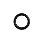 6mm Round Gauge x 24mm I.D. stainless steel Glans Rings - Powder Coated Black