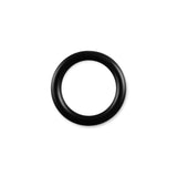 5mm Round Gauge x 26mm I.D. stainless steel Glans Rings - Powder Coated Black