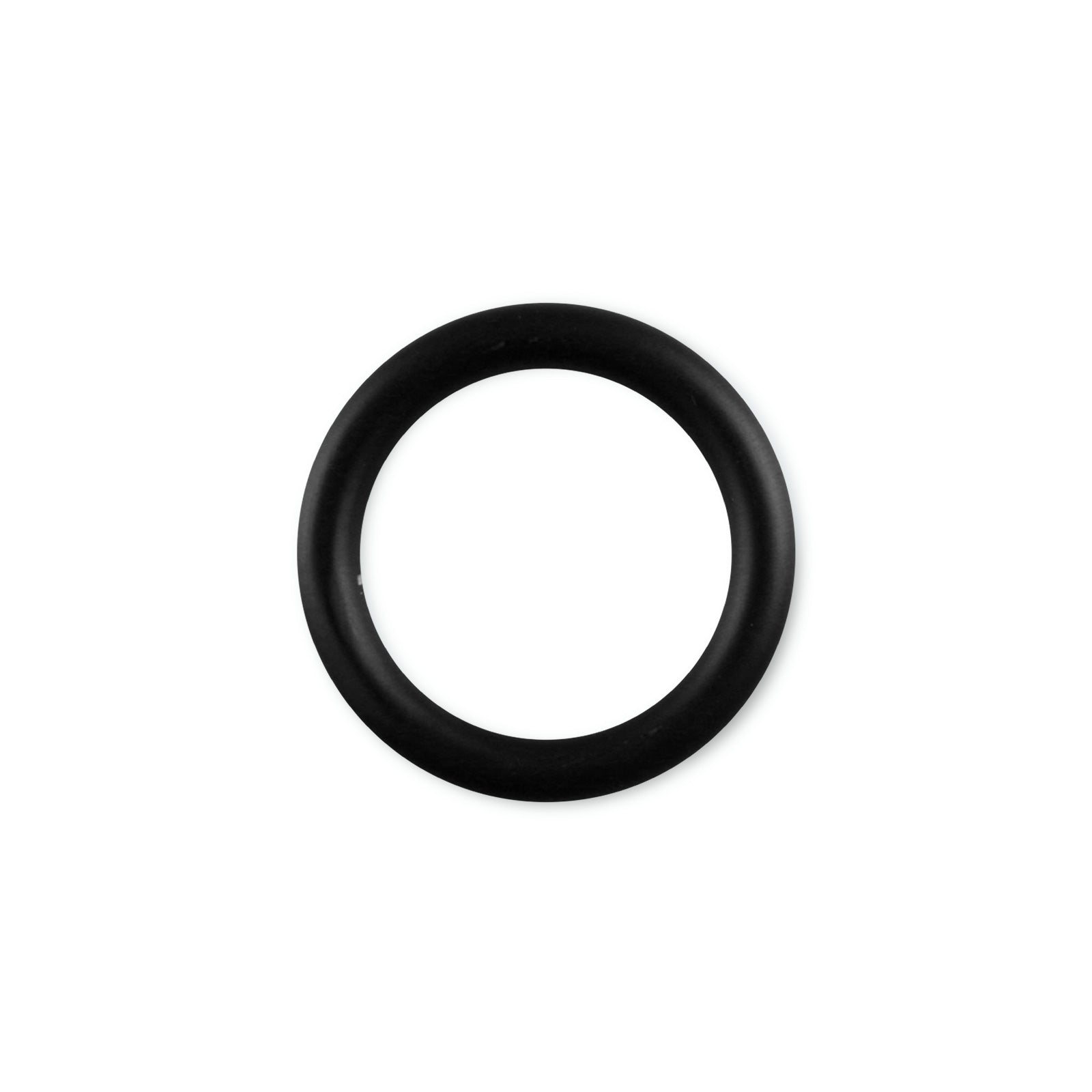 6mm Round Gauge x 28mm I.D. stainless steel Glans Rings - Powder Coated Black