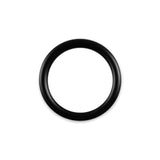 6mm Round Gauge x 32mm I.D. stainless steel glans/Penis Rings - Powder Coated Black