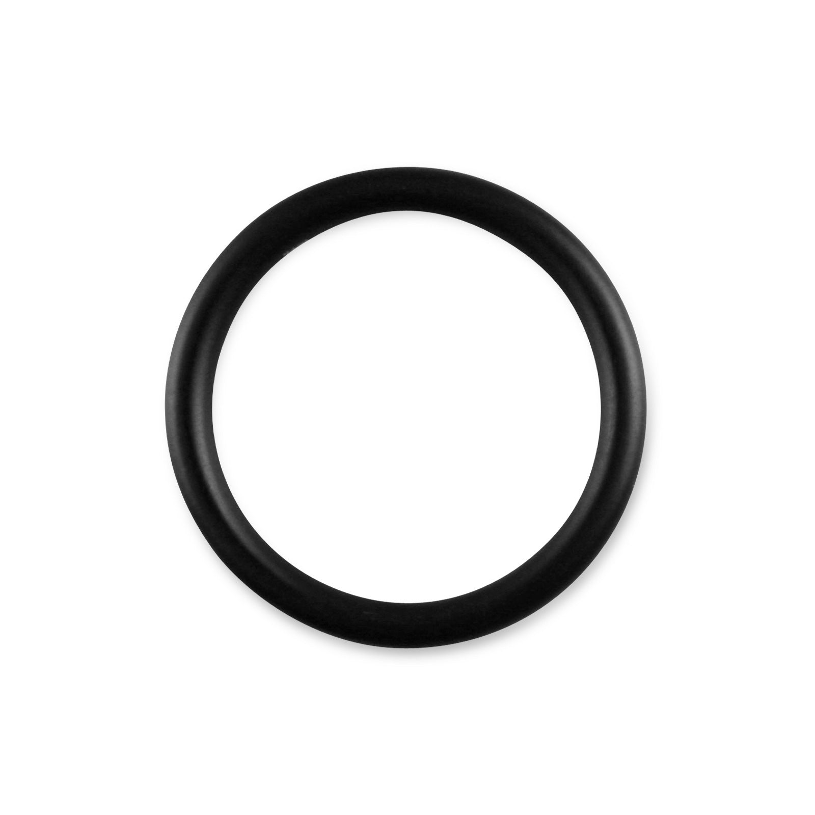 5mm Round Gauge x 40mm I.D. stainless steel Cock Rings - Powder Coated Black