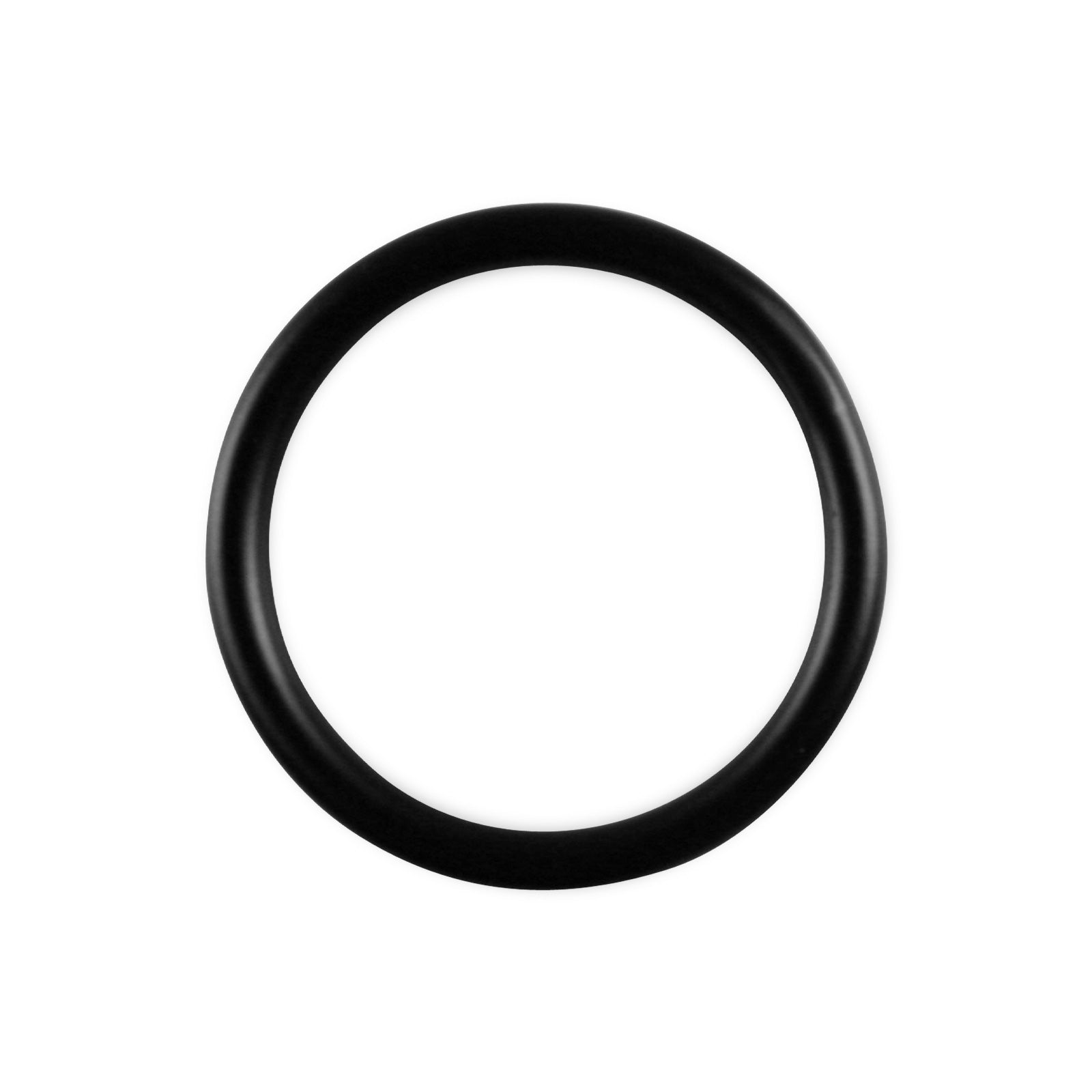 6mm Round Gauge x 44mm I.D. stainless steel Penis Rings - Powder Coated Black