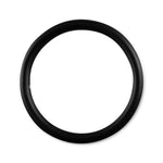 5mm Round Gauge x 48mm I.D. stainless steel Cock Rings - Powder Coated Black