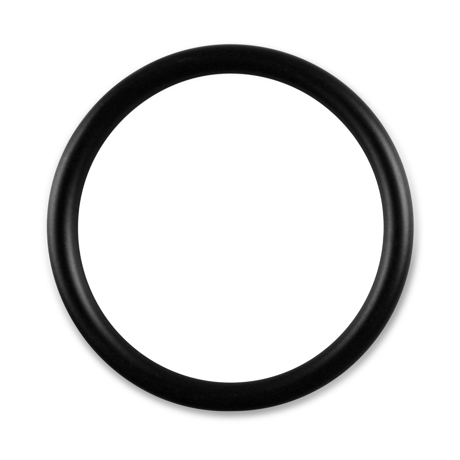 5mm Round Gauge x 52mm I.D. stainless steel Cock Rings - Powder Coated Black