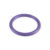 5mm Round Gauge x 52mm I.D. stainless steel Cock Rings - Powder Coated Purple