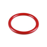 5mm Round Gauge x 40mm I.D. stainless steel Cock Rings - Powder Coated Red