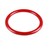 5mm Round Gauge x 60mm I.D. stainless steel Cock Rings - Powder Coated Red