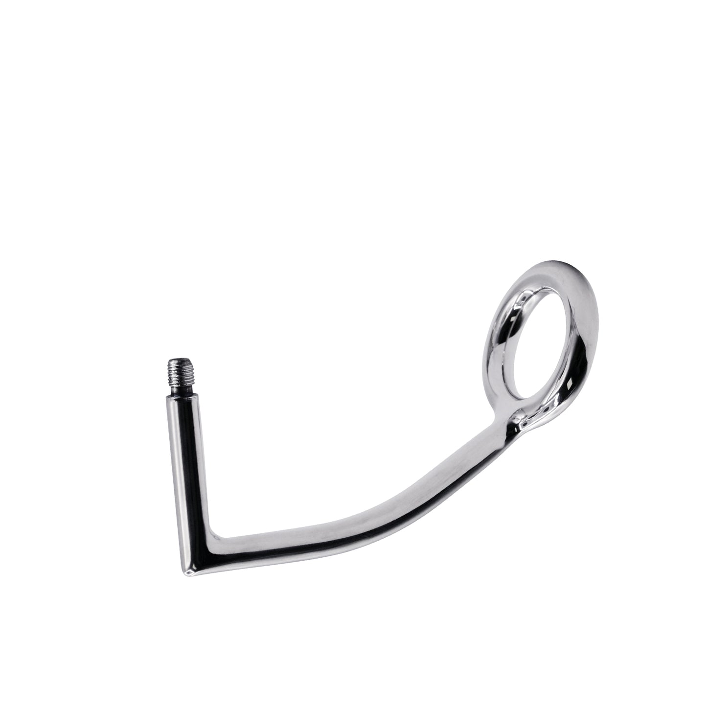 32 mm Anal Hook SS Cock Ring & Male Thread - No Ball
