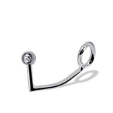 32 mm Anal Hook SS Cock Ring & Male Thread - Ball size 25 mm