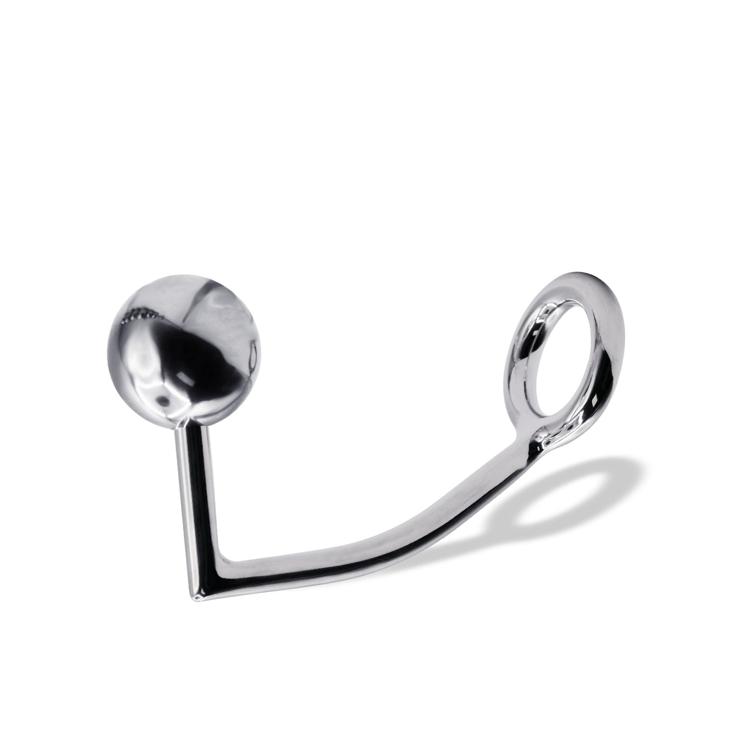 32 mm Anal Hook SS Cock Ring & Male Thread - Ball size 40 mm