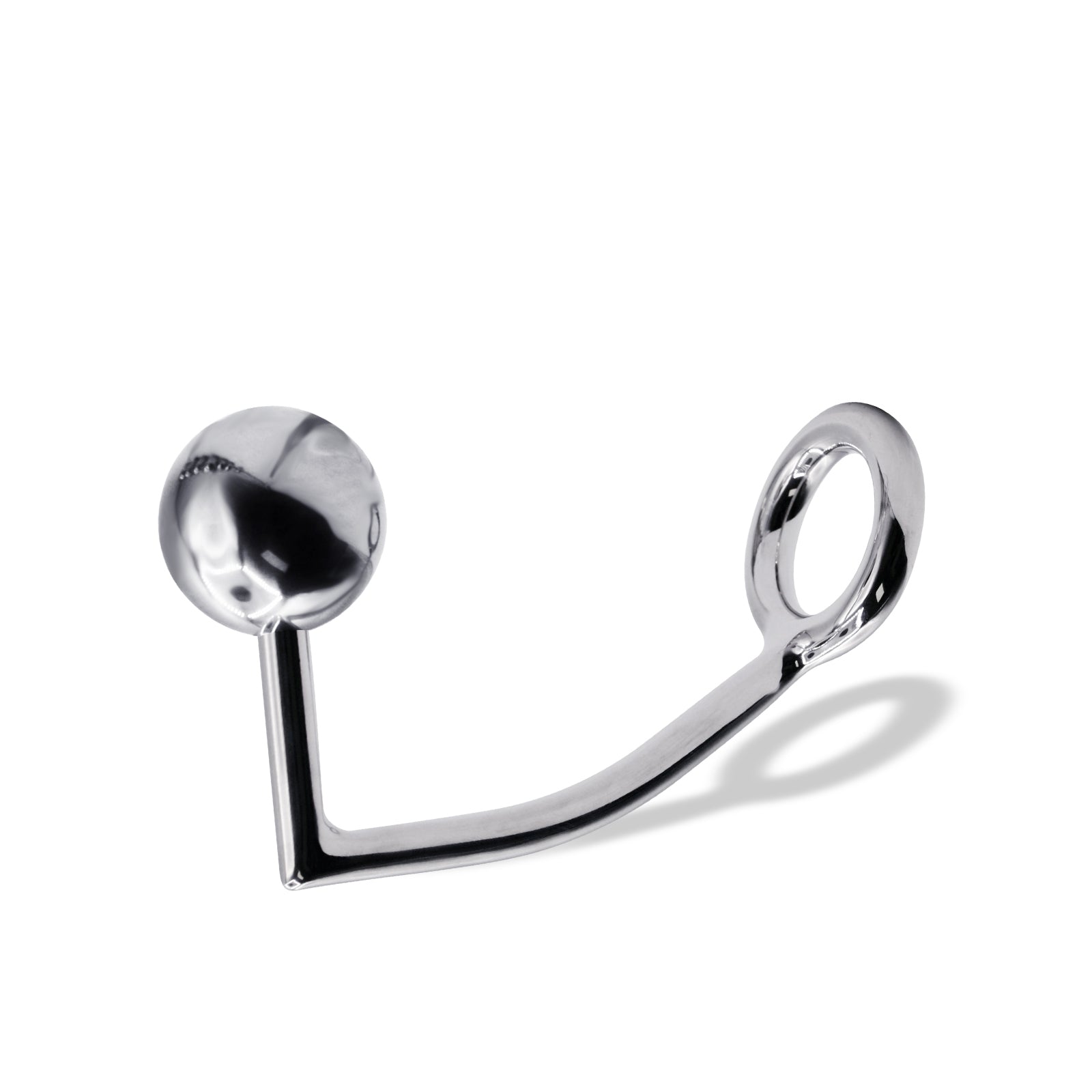 32 mm Anal Hook SS Cock Ring & Male Thread - Ball size 40 mm
