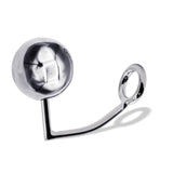 32 mm Anal Hook SS Cock Ring & Male Thread - Ball size 60 mm