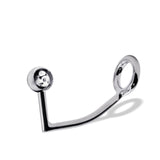 36 mm Anal Hook SS Cock Ring & Male Thread - Ball size 30 mm