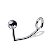 36 mm Anal Hook SS Cock Ring & Male Thread - Ball size 35 mm