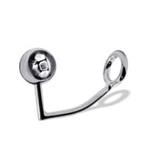 36 mm Anal Hook SS Cock Ring & Male Thread - Ball size 45 mm