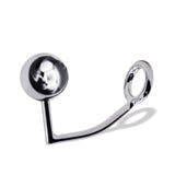 36 mm Anal Hook SS Cock Ring & Male Thread - Ball size 50 mm