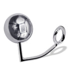 36 mm Anal Hook SS Cock Ring & Male Thread - Ball size 70 mm