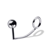 40 mm Anal Hook SS Cock Ring & Male Thread - Ball size 35 mm