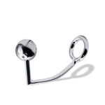 40 mm Anal Hook SS Cock Ring & Male Thread - Ball size 40 mm