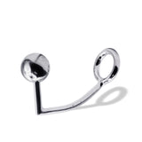 40 mm Anal Hook SS Cock Ring & Male Thread - Ball size 40 mm