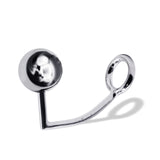40 mm Anal Hook SS Cock Ring & Male Thread - Ball size 50 mm