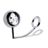 40 mm Anal Hook SS Cock Ring & Male Thread - Ball size 60 mm