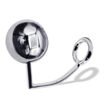 40 mm Anal Hook SS Cock Ring & Male Thread - Ball size 70 mm