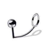44 mm Anal Hook SS Cock Ring & Male Thread - Ball size 35 mm