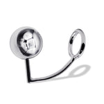 44 mm Anal Hook SS Cock Ring & Male Thread - Ball size 55 mm