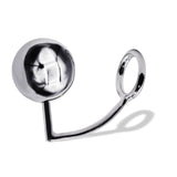 44 mm Anal Hook SS Cock Ring & Male Thread - Ball size 60 mm