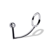 48 mm Anal Hook SS Cock Ring & Male Thread - Ball size 25 mm