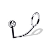 48 mm Anal Hook SS Cock Ring & Male Thread - Ball size 30 mm