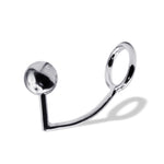 48 mm Anal Hook SS Cock Ring & Male Thread - Ball size 40 mm