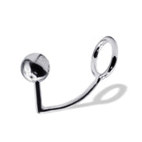 48 mm Anal Hook SS Cock Ring & Male Thread - Ball size 40 mm