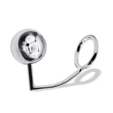 52 mm Anal Hook SS Cock Ring & Male Thread - Ball size 55 mm