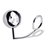52 mm Anal Hook SS Cock Ring & Male Thread - Ball size 65 mm