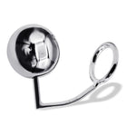 52 mm Anal Hook SS Cock Ring & Male Thread - Ball size 70 mm